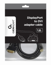 foto de CABLE ADAPTADOR GEMBIRD DISPLAYPORT MACHO A DVI MACHO 1,8M