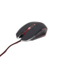 foto de RATON GAMING GEMBIRD USB NEGRO/ROJO