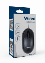 foto de RATON GEMBIRD MUS-U-01 OPTICO 1000 DPI NEGRO USB