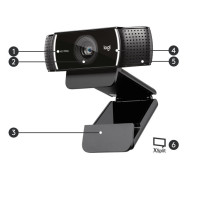 foto de WEBCAM LOGITECH C922 HD 1920X1080PX NEGRA
