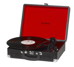 foto de GIRADISCOS DENVER ALTAV AUX-OUT PC CONVERT MP3 MALETA NEGRO
