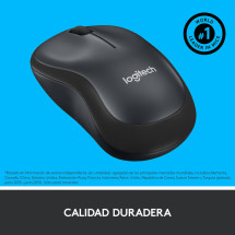foto de RATON LOGITECH M220 SILENT NEGRO RF INALAMBRICO PILAS
