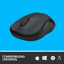 foto de RATON LOGITECH M220 SILENT NEGRO RF INALAMBRICO PILAS