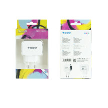 foto de CARGADOR PARED USB TOOQ TQWC-11S02WT 2xUSB 3.4 BLANCO