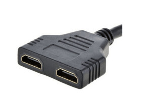 foto de CABLE HDMI GEMBIRD DOBLE PUERTO HDMI PASIVA