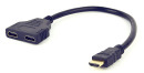 foto de CABLE HDMI GEMBIRD DOBLE PUERTO HDMI PASIVA