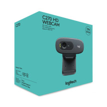 foto de WEBCAM LOGITECH C270 HD 1280X720PX NEGRA