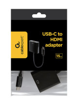 foto de CABLE ADAPTADOR GEMBIRD TIPO C 3.1 A HDMI MACHO HEMBRA 0,15M