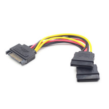 foto de CABLE ALIMENTACION GEMBIRD SATA PLANO 0,15M