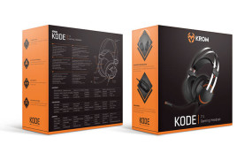 foto de AURICULAR GAMING KROM KODE NEGRO MICROFONO USB