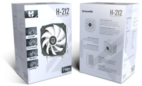 foto de VENTILADOR CPU NOX HUMMER H212 120MM BLANCO