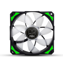 foto de VENTILADOR CAJA NOX HUMMER H-FAN LED 120MM NEGRO LED VERDE