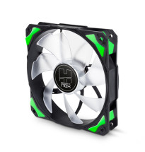 foto de VENTILADOR CAJA NOX HUMMER H-FAN LED 120MM NEGRO LED VERDE