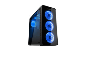 foto de CAJA NOX HUMMER TGX ATX 2XUSB3.0 2XUSB2.0 NEGRO RGB