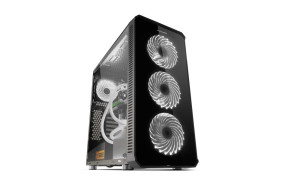 foto de CAJA NOX HUMMER TGX ATX 2XUSB3.0 2XUSB2.0 NEGRO RGB