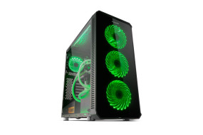 foto de CAJA NOX HUMMER TGX ATX 2XUSB3.0 2XUSB2.0 NEGRO RGB