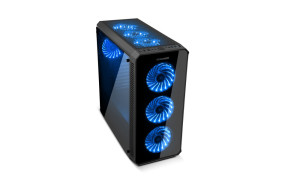 foto de CAJA NOX HUMMER TGX ATX 2XUSB3.0 2XUSB2.0 NEGRO RGB