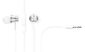 foto de AURICULARES XIAOMI MI BASIC PLATA MICROFONO ALAMBRICOS
