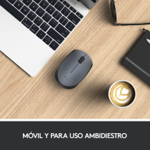 foto de RATON LOGITECH M170 NEGRO GRIS RF INALAMBRICO PILAS