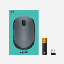 foto de RATON LOGITECH M170 NEGRO GRIS RF INALAMBRICO PILAS