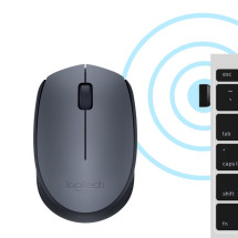 foto de RATON LOGITECH M170 NEGRO GRIS RF INALAMBRICO PILAS