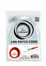 foto de CABLE RED GEMBIRD UTP CAT6 3M ROJO