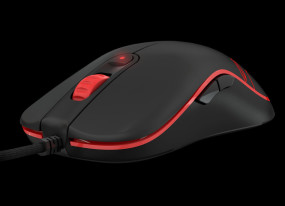 foto de RATON OZONE NEON M10 OPTICAL 3050 2000 DPIS ROJO