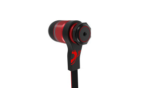 foto de AURICULAR GAMING OZONE TRIFX ROJO NEGRO MICROFONO ALAMBRICO