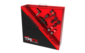 foto de AURICULAR GAMING OZONE TRIFX ROJO NEGRO MICROFONO ALAMBRICO
