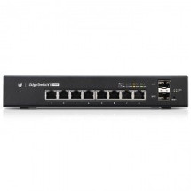foto de SWITCH UBIQUITI ES-8-150W EDGESWITCH 8P 150W EDGEMAX POE 150W