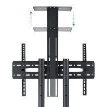 foto de SOPORTE SUELO TV TOOQ FS1470M-B NEGRO