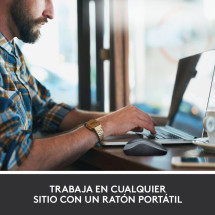 foto de RATON LOGITECH M185 NEGRO GRIS RF INALAMBRICO PILAS