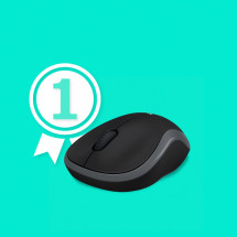 foto de RATON LOGITECH M185 NEGRO GRIS RF INALAMBRICO PILAS