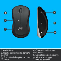 foto de Logitech MK540 Advanced teclado Rat?n incluido Universal RF inal?mbrico QWERTY Espa?ol Negro