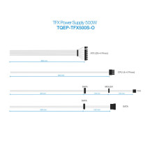 foto de FUENTE ALIMENTACION TOOQ ECOPOWER II TFX 500W OEM