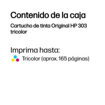 foto de HP Cartucho de tinta Original 303 tricolor