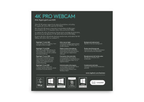foto de WEBCAM LOGITECH BRIO ULTRA HD PRO 4K 3840X2160PX NEGRO