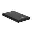 CARCASA HDD TOOQ TQE-2522B 2,5 9,5 MM SATA USB 3.0 NEGRA