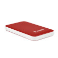 CARCASA HDD TQE-2528R 2,5 9,5 MM SATA USB 3.1 GEN1 ROJA