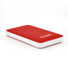 foto de CAJA EXTERNA TQE-2528R 2,5 9,5 MM SATA USB 3.1 GEN1 ROJA