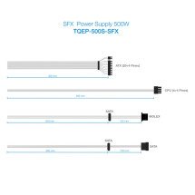 foto de FUENTE ALIMENTACION EP-II SFX MATX TQEP-500S-SFX 500W