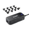 foto de CARGADOR AUTOMATICO UNIVERSAL TOOQ TQLC-90BS02AT 90W 2XUSB 12 CONECTORES