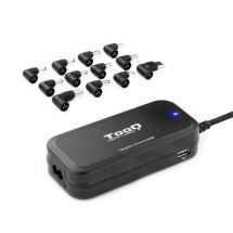 foto de CARGADOR AUTOMATICO UNIVERSAL TOOQ TQLC-90BS02AT 90W 2XUSB 12 CONECTORES
