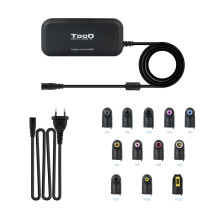 foto de CARGADOR AUTOMATICO UNIVERSAL TOOQ TQLC-90BS02AT 90W 2XUSB 12 CONECTORES