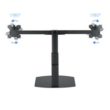 foto de SOPORTE MESA DB1727TN-B GIRA INCLI 2 BRAZOS 17-27, NEGRO