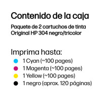 foto de TINTA HP 304 PACK AHORRO NEGRO TRICOLOR