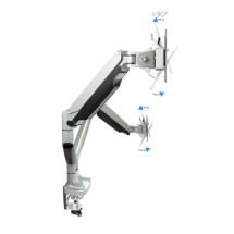 foto de SOPORTE MESA MONITOR TOOQ DB3132TNR-S 13-32 2 PANTALLAS MAX 9KG POR BRAZO