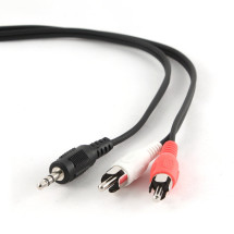 foto de CABLE AUDIO GEMBIRD CONECTOR 3,5MM A RCA 2,5M