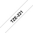 foto de CINTA LAMINADA BROTHER TZE221 BLANCO NEGRO 9MM