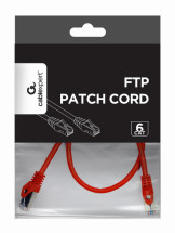 foto de CABLE RED GEMBIRD FTP CAT6 0,5M ROJO
